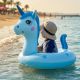 6. INFLATABLE RING 70x70CM UNICORN BLUE 35657