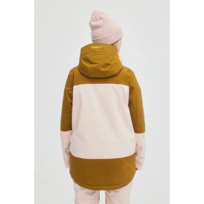 3. O'neill women's winter sports jacket snowboard ski GTX RECCO pink brown
