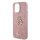 6. Guess GUHCP15LHG4SGP iPhone 15 Pro 6.1" pink/pink hardcase Glitter Script Big 4G