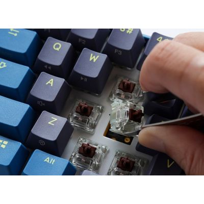 5. Ducky One 3 Daybreak Mini Gaming Keyboard USB German Black, Blue, Green