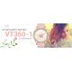 7. VELTORI VT360-1 Women's Smartwatch Pink Silicone Strap