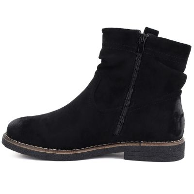 7. Women's black suede ankle boots Jezzi ASA296-4