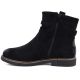 7. Women's black suede ankle boots Jezzi ASA296-4
