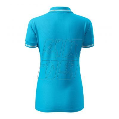 2. Polo shirt Adler Urban W MLI-22044 turquoise