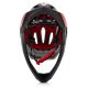 7. Meteor Lupus S Full-Face Bike Helmet 48-52 cm Black/Red