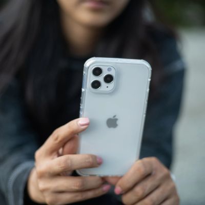 4. Raptic X-Doria Clear Case iPhone 14 Pro Max armored cover black