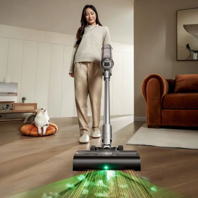 5. UWANT V800 Upright Vacuum Cleaner with Self-Emptying Station - Gray