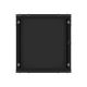 4. Lanberg WF01-6412-00B Wall-mounted RACK Cabinet 19" 12U 600X450 BLACK METAL DOOR (FLAT PACK)