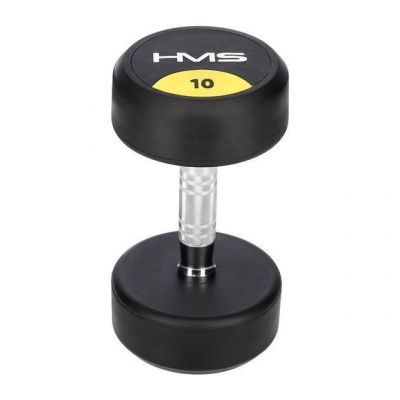 2. Rubber-coated dumbbell 10kg HMS HG PRO 10