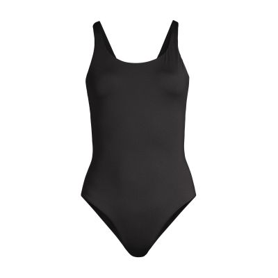 CASALL Deep Racerback Swimsuit Black