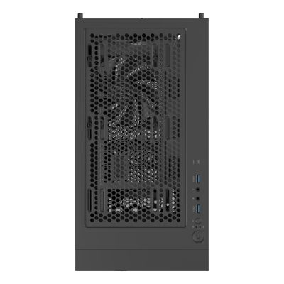 23. NATEC GENESIS DIAXID 605F MIDI TOWER USB-C GAMING CASE WITH WINDOW BLACK