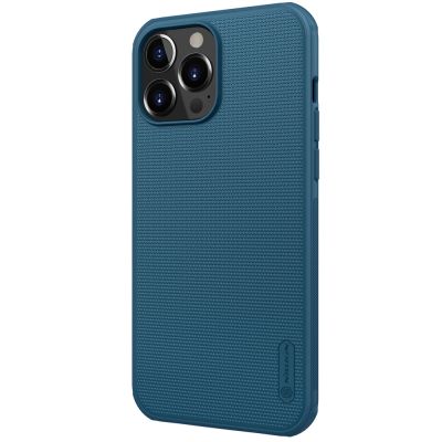 3. Nillkin Super Frosted Shield reinforced case, cover for iPhone 13 Pro Max, blue