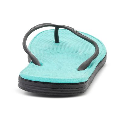 5. NEW BALANCE WOMEN`S PRO THONG FLOPS BLACK/TEAL NBW6076BTL