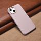 14. iCarer Litchi Premium Leather Case iPhone 14 Plus Magnetic Leather Case with MagSafe Pink (WMI14220711-PK)