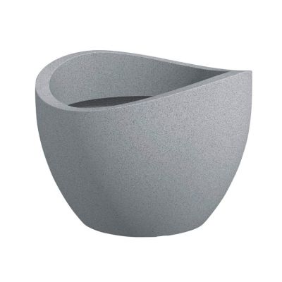 FLOWERPOT PLASTIC 250/50 STONY GRAY D50