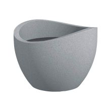 FLOWERPOT PLASTIC 250/50 STONY GRAY D50