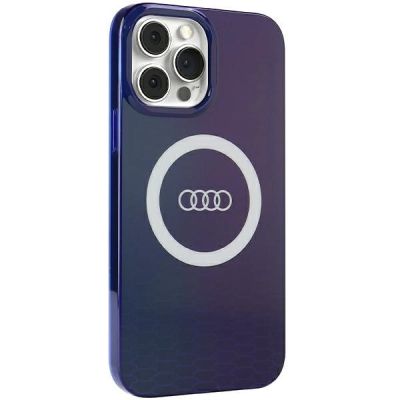 2. Audi IML Big Logo MagSafe case for iPhone 13 Pro Max - blue