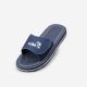 6. Kubota navy blue velcro sports slippers