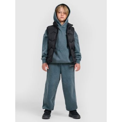5. Boy's down vest with synthetic filling 4F 4FJRAW25TVJAM325-20S