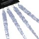 8. CRYSTAL ICICLES HANGING DECORATION 22CM 4PCS