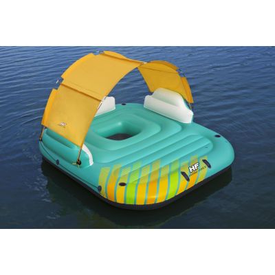 15. Bestway 43407 Pool and Beach Float Multicolor Monochrome PVC Floating Island
