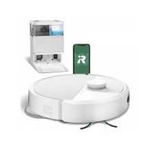 iRobot Roomba Plus 405 Combo Robot Vacuum Cleaner + AutoWash Station (White)