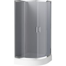 Semicircular shower cabin 90x90 cm