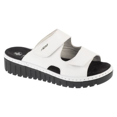 Rieker Slides Shoes V1392-80 White 38