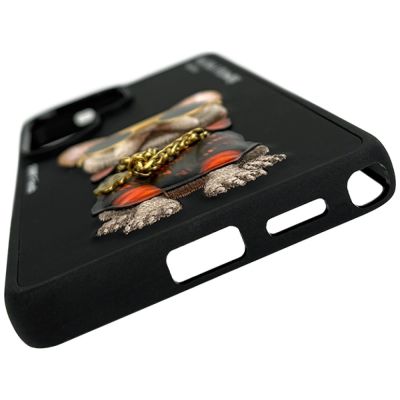 4. Nimmy Glasses Cool Dog Case for Samsung Galaxy S26 Ultra - Black