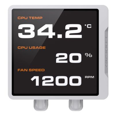 4. COUGAR CGR-PSDVPRGB-W-240 Processor All-in-One Liquid Cooler 12 cm White