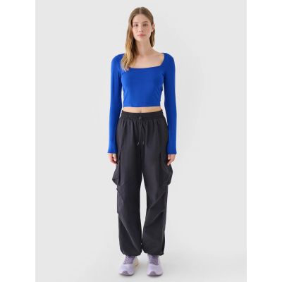 4. Longsleeve slim smooth women's 4F 4FRSS24TLONF499-36S