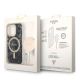 10. Set Guess GUBPP14LHMEACSK Case+ Charger iPhone 14 Pro 6.1" black/black hard case Marble MagSafe