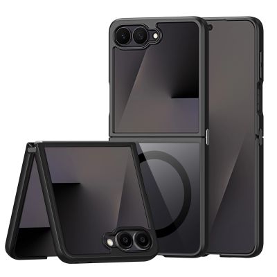 2. Dux Ducis Aimo Mag Case for Samsung Galaxy Z Flip 8 Compatible with MagSafe - Black