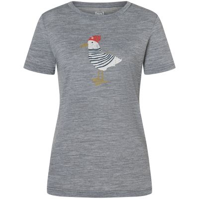 Women’s Short-Sleeve T-Shirt SUPER.NATURAL W JOHNNY TEE, Grey