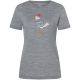 Women’s Short-Sleeve T-Shirt SUPER.NATURAL W JOHNNY TEE, Grey