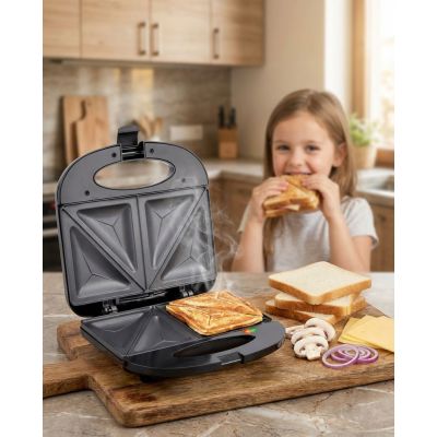 16. Esperanza ASIAGO EKT011 sandwich maker (1000W; black and silver)