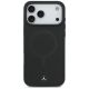 3. Mercedes Plain Smooth Leather MagSafe Case for iPhone 17 Pro Max - Black