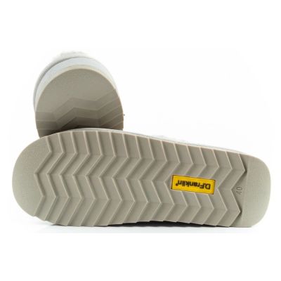 9. D.Franklin women's winter snow boots, fashionable fur lining, gray