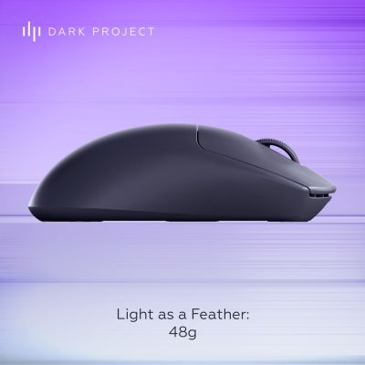 17. Dark Project DPP_NEXUS_BLACK Gaming Mouse Ambidextrous RF Wireless + Bluetooth + USB Type-C Optical 26000 DPI