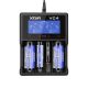 6. XTAR CHARGER FOR CYLINDRICAL LI-ION VC4 BATTERIES
