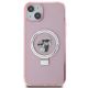 3. Karl Lagerfeld Ring Stand Karl&Choupette MagSafe case for iPhone 15 Plus - pink