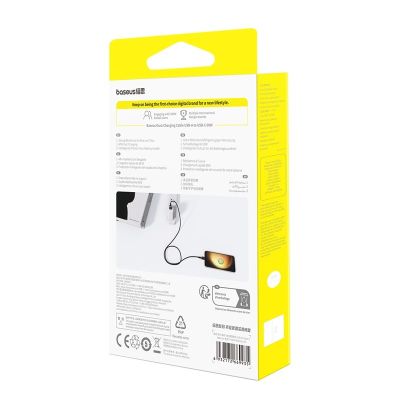 7. Baseus Dura USB-Type C Cable 60W 1m (Black-Gold)