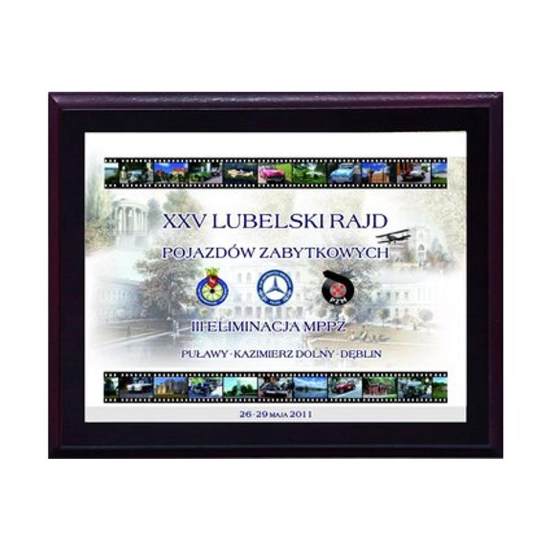 7. Plastic diploma with color touch laminate