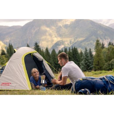 4. Coleman Darwin 2-Person Tent, Green and Gray Igloo