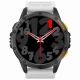 3. GRAVITY GPS GT24-2 Men's Smartwatch Black Silicone Strap + White Silicone Strap