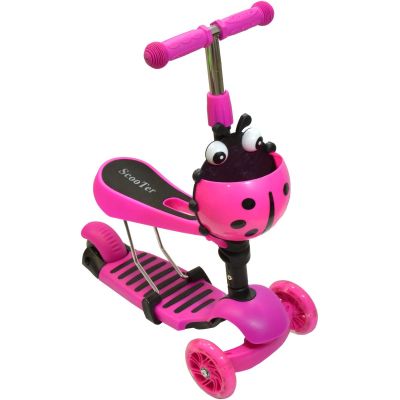 14. BALANCE SCOOTER 3IN1 ENERO BIEDRONKA PINK