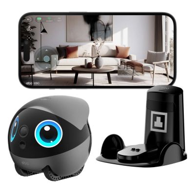 EnaBot - EBO AIR 2 Plus - home companion robot with monitoring and video calling function (gray)