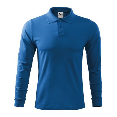 5. Malfini Single J. LS M polo shirt MLI-21114 azure