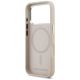 7. Karl Lagerfeld Embossed Open Ring RSG Logo MagSafe Case for iPhone 17 Pro / 18 Pro - Pink