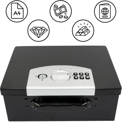 10. SAFE WITH DIGITAL LOCK 32.4x12.7x25.5CM 1068756 SASKA GARDEN